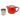 Pluto Teapot 16oz - Matte Red with infuser