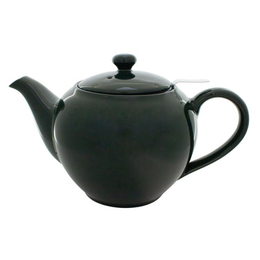 16.9 ounce English Garden Teapot Glossy Green