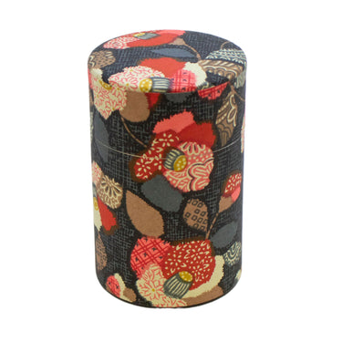 Camellia Japanese Washi Tea Tin - 3.5 oz (100 grams)