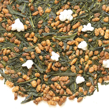 Loose leaf Rice Paddy Genmaicha Japanese roasted rice green tea