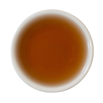 Steeped cup Cowbell Ripe puer tea