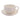 Cricket Cup and Saucer Gloss White
